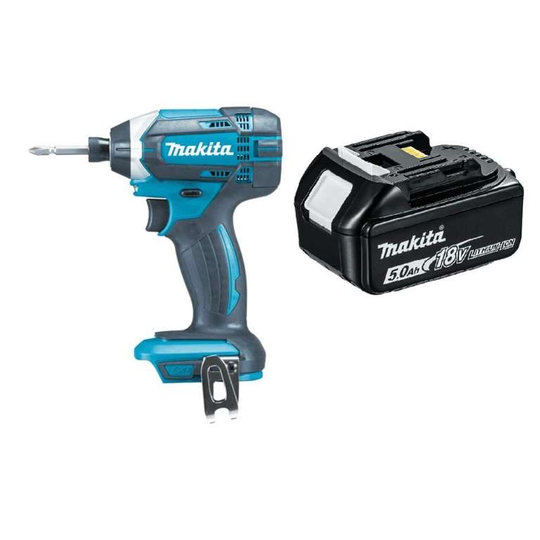 Makita DTD152Z 18V Li-ion Cordless Impact Driver with 1 x 5.0Ah BL1850 Battery £68.99 Delivered @ Amazon