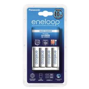 Eneloop 4 x AA batteries + basic charger - £6 instore only @ Waitrose