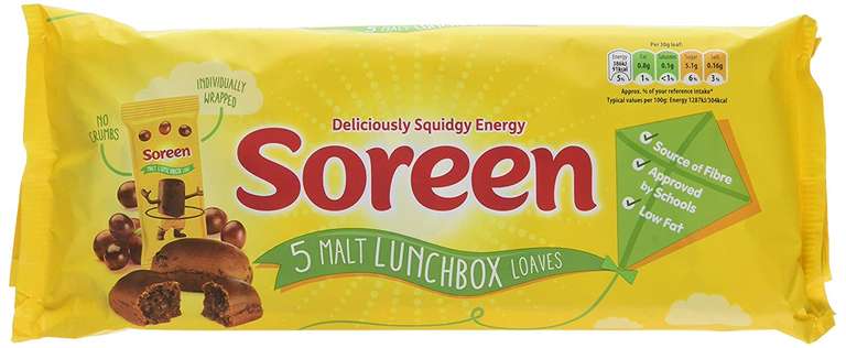 Soreen lunchbox - £1 (£0.50 with cashback via Checkoutsmart) @ Tesco