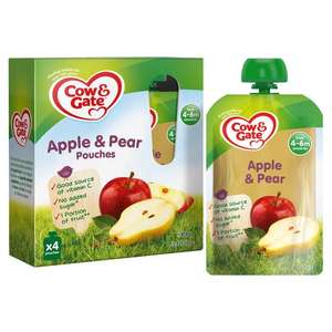 Cow & Gate 4-Pack Pouches - 65p instore @ Asda (Hounslow)