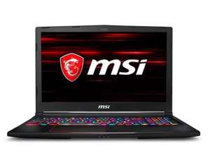 MSI 15" Raider GE63 RGB Full HD 144Hz i7 RTX 2060 Gaming Laptop £1499 @ Scan