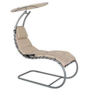 Dream Chair Garden Rocking Lounger & Canopy Taupe (Slight Seconds) £39.99 Delivered @ XS Stock