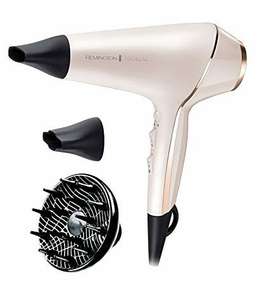 Remington Proluxe Ionic Hairdryer with Styling Shot and Intelligent OPTIHeat Control Settings, 2400 W, Rose Gold - AC9140 £29.99 @ Amazon