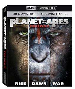 Planet Of The Apes Trilogy (4K Ultra HD) Rise / Dawn / War £14.99 delivered @ The Entertainment Store ebay