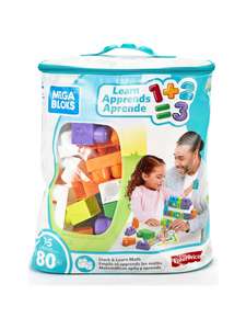 Mega Bloks Stack and Learn Maths 80pcs £12.49 @ Very 50% off