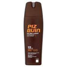 Piz Buin ultra light SPF 15 suncream only £2 in Poundland