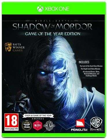 PreOwned Middle-Earth: Shadow of Mordor Game Of The Year Edition - £5 @ CeX (£1.99 delivery)