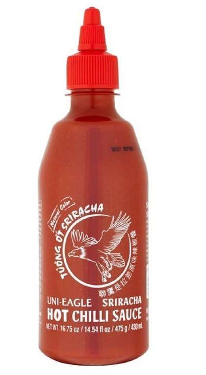 Uni-Eagle Sriracha Hot Chilli Sauce 475g ONLY £1.50 Instore @ Morrisons