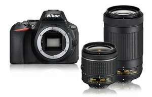 Nikon D5600 DSLR Camera with 18-55 and 70-300 AF-P VR Lenses - £784 @ Nikon Store