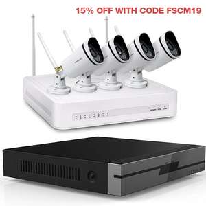 15% Off Foscam Security with code @ Box - EG: Foscam FN3104W-B4 720P WiFi Camera & NVR Kit + 4 CAMERAS £212.49 delivered