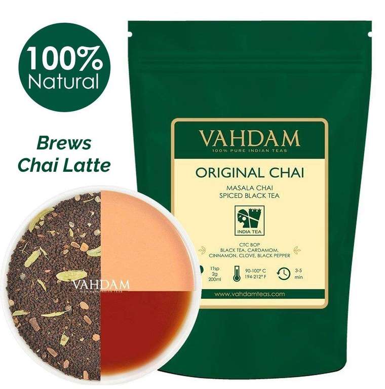 India's Original Masala Chai Tea Loose Leaf - 454g £14.99 @ Amazon (£21.99 Non-Prime)