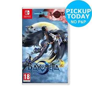 Bayonetta 2 with Bayonetta download code (Nintendo Switch) £29.74 (C+C) with code @ Argos eBay