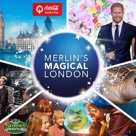 Merlin's London Pass 5 Attractions - London Eye + Madam Tussauds + London Dungeon + Sea Life + Shrek = £42.84 Adults / £34 Kids @ Expedia