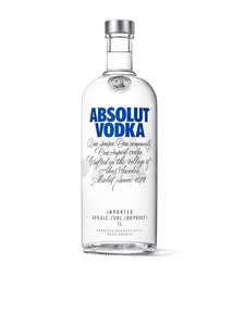 Absolut Vodka, 1 L £18 + £4.49 delivery (Non Prime) @ Amazon