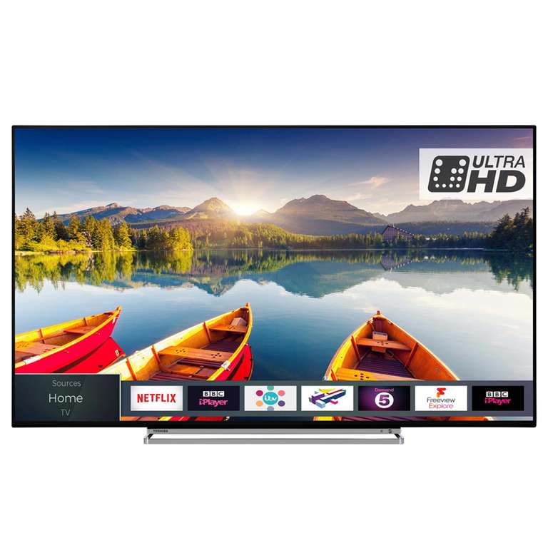 Toshiba 49" 4K Smart TV - HDR10 / Dolby Vision / Alexa compatible / Freeview Play £299 Delivered @ AO - Model 49U5863DB