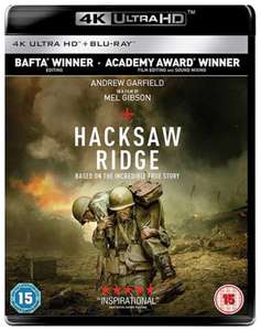 Hacksaw Ridge - Ultra HD (4K) pre-owned £8 at Cex