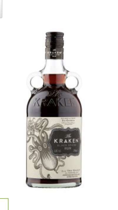 The Kraken Black Spiced Rum £20 @ Asda