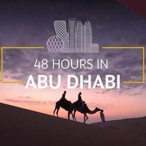 Free 2 day stopover in Abu Dhabi when booking a flight through Etihad