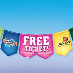 FREE Ticket voucher for top selected attractions with the purchase of a full priced adult ticket when you buy selected Cadbury chocolate!