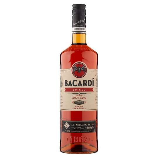 Bacardi Spiced Rum 1L £16 at Tesco