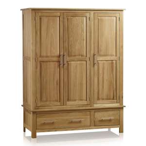 Oak furniture land deals!! 800 off! Triple wardrobes from £69.99 - misprice