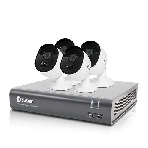 Swann 4 Camera 4 Channel 1080p Full HD DVR Security System1TB HDD, Heat & Motion Sensing + Night Vision £229.99 @ Swann