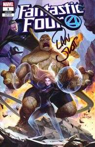 Fantastic Four #1 (First Edition Print Inhyuk Lee Variant - SIGNED by Author Dan Slott) £2.80 @ Forbidden Planet (£1 P&P)