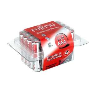 Fujitsu Universal Power Alkaline AAA Batteries - Pack of 24 delivered from 7days shop - £5.49