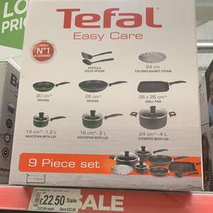 Tefal Easy Care 9 piece set in store - £22.50 @ Asda Forfar