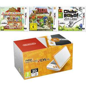 Nintendo 2DS XL + Zelda Tri Force Heroes + Happy Home Designer + Chibi Robo (3DS) £103.20 Delivered @ AO via eBay