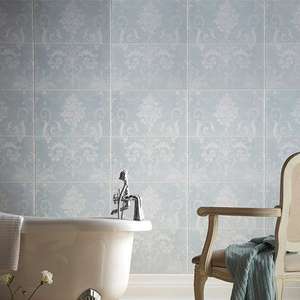 Bathstore Administration -SALE 80% OFF - Laura Ashley Josette Uno Decor Duck Egg Blue Wall Tile - £9.20