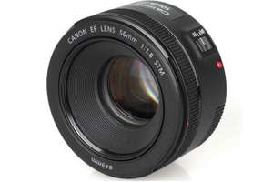 Canon EF 50mm F/1.8 STM Standard AutoFocus Lens £71.99 @ eBay /  hitechelectronicsuk