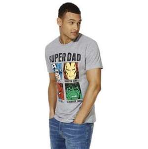Marvel Super Dad T-Shirt - £4 @ Tesco Clothing Perth