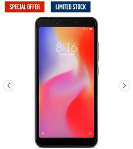 SIM Free Xiaomi Redmi 6 Mobile Phone - Black £99.95 @ Argos