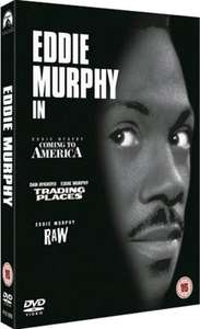 Eddie Murphy Triple-Bill [DVD Box Set] - Coming To America/Trading Places/Raw - used - delivered @ MusicMagpie £1.29