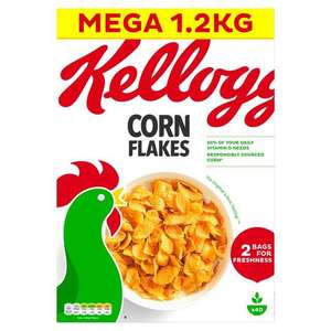 Kellogg’s Corn Flakes 1.2kg mega box - £2.89 instore at the Food Warehouse