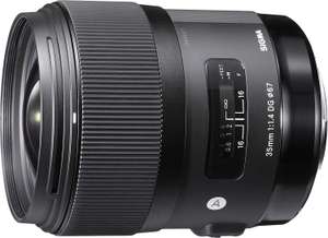 Sigma 340306 35mm F1.4 DG HSM Lens for Nikon - Black - £328.97 WAS Amazon now CUrrys