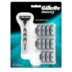 Gillette Mach3 Men’s Razor & 11 Blades Refills - £10 at Asda