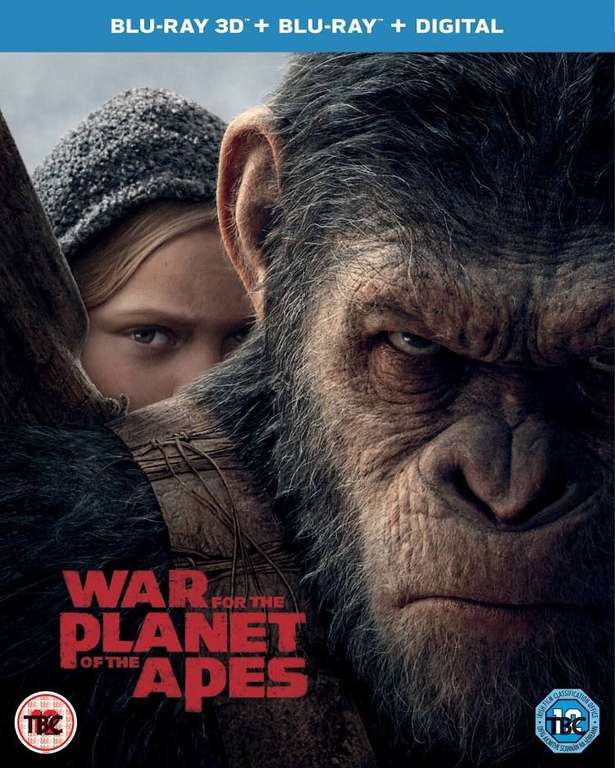 War for the Planet of the Apes [3D Blu-ray + Blu-Ray + Digital]
£3.99 delivered @ Base