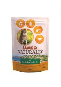 Iams Naturals New Zealand Lamb and Rice Adult Cat Food, 700 g - Pack of 5 - £3 (Prime) / £7.49 (non Prime) at Amazon