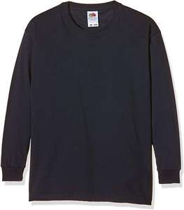 Fruit Of The Loom Kids 100% Cotton Jumper/Tee (Deep Navy) Size: 3-4 Years only 88p [Add-on Item] at Amazon.co.uk