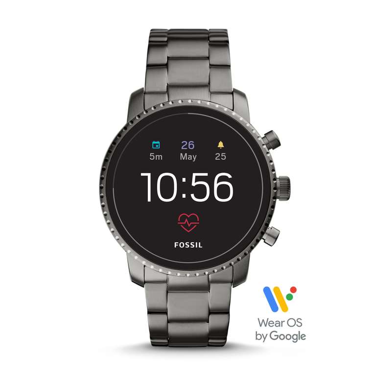 FOSSIL GEN 4 SMARTWATCH - EXPLORIST HR (Steel, Silicone & Leather Variants) - FROM £147.90