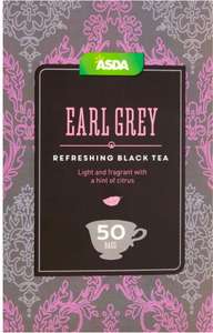 Asda Earl Grey and English Breakfast 50 teabags 35p instore
