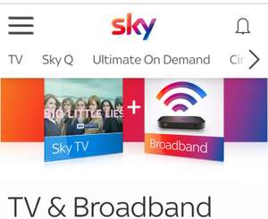 Sky Superfast Fibre Broadband (59Mb) & Sky TV Entertainment - 300 channels - £39 a Month x 18 Months & £40 set up fee = £742 Total Cost