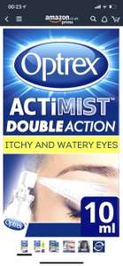 Optrex 2-in-1 ActiMist Itchy and Watery Eye Spray, 10 ml - £8.01 (Prime) / £12.50 (non Prime) at Amazon