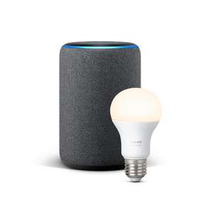 Amazon Echo Plus + Philips Hue bulb - £109.99 @ Amazon