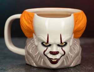 IT Pennywise Shaped Mug – UK Exclusive - £13.79 (using code SIZZLE & delivery £2.99) at Menkind