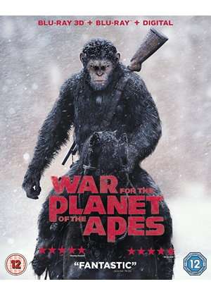 War for the Planet of the Apes (3D Blu-ray + Blu-Ray + Digital) £3.99 delivered @ Base