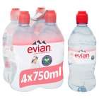 4 pack of 75cl sports top Evian water - £1.29 Instore @ ASDA (Dundee)