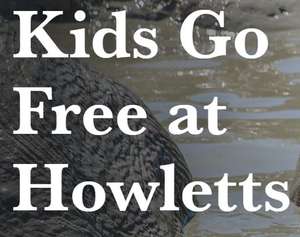 Kids go free during September with one full paying adult  @ Howletts Wildlife Park